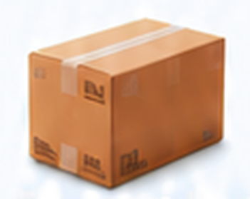 Illustration of a parcel ready for transport